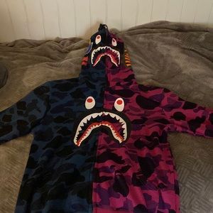 BAPE kids zip up
